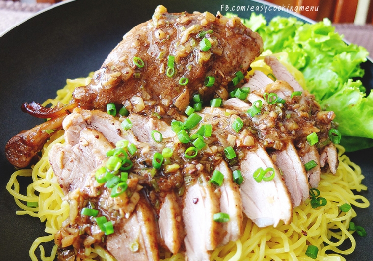 บะหมี่เป็ดพะโล้ สไตล์ easycooking