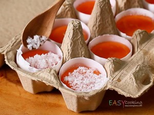 ไข่ดองฉบับข้ามคืน // ส้มตำไทยไข่แดงเค็ม