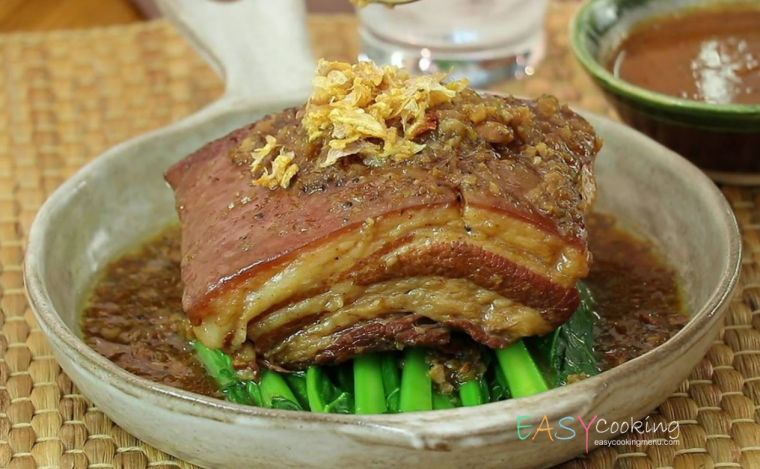 สามชั้นต้มซีอิ๊ว ฮกเกี้ยนสไตล์