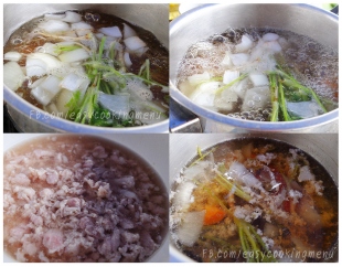 สูตรน้ำซุปก๋วยเตี๋ยว : กากหมูเจียว