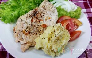 สเต็กอกไก่-มันบด (คลีน)