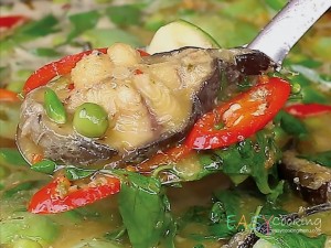 แกงเขียวหวานปลาดุก