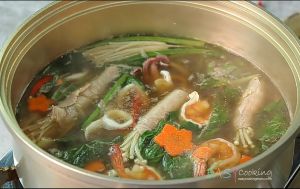 ชาบูน้ำใสใบกะเพราแซ่บ