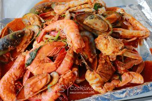 สูตรกุ้งถัง แบบ Easycooking