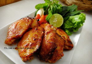 ปีกไก่อบต้มยำพริกเผา (ทำง่ายอย่างกับปอกกล้วย)